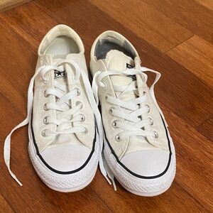 Converse Off-White Canvas Sneakers